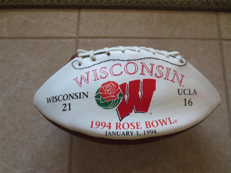 1994 Rose Bowl football plus program Wisconsin vs. UCLA
