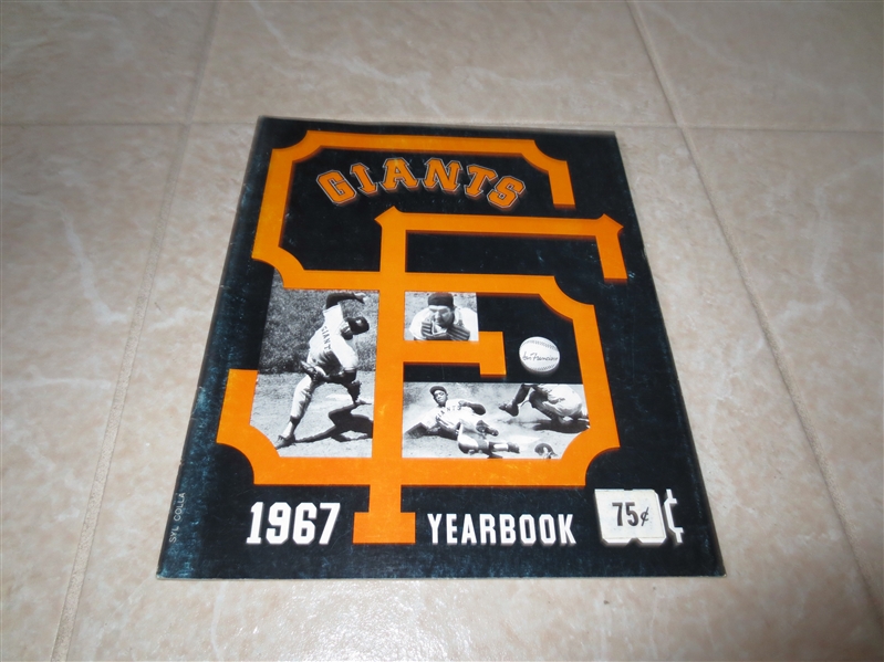 1967 San Francisco Giants yearbook