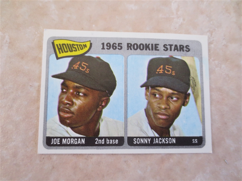 1965 Topps Joe Morgan rookie card #16  A Beauty!