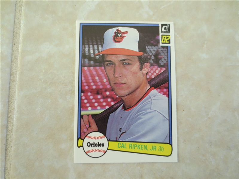 1982 Donruss Cal Ripken rookie baseball card #405