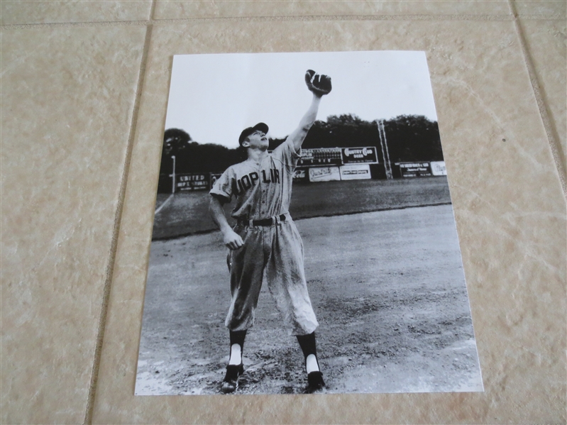 Mickey Mantle Minor League Photo 1950 Joplin  NOT ORIGINAL --a copy