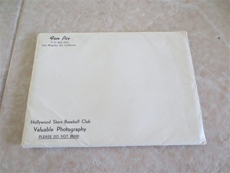 1949 Hollywood Stars PCL Fan Picture Pack with 24 pix in original envelope