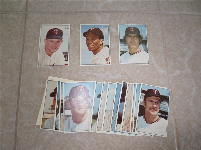 Minnesota Twins All Time Greats Series #2 baseball cards 15 diffferent