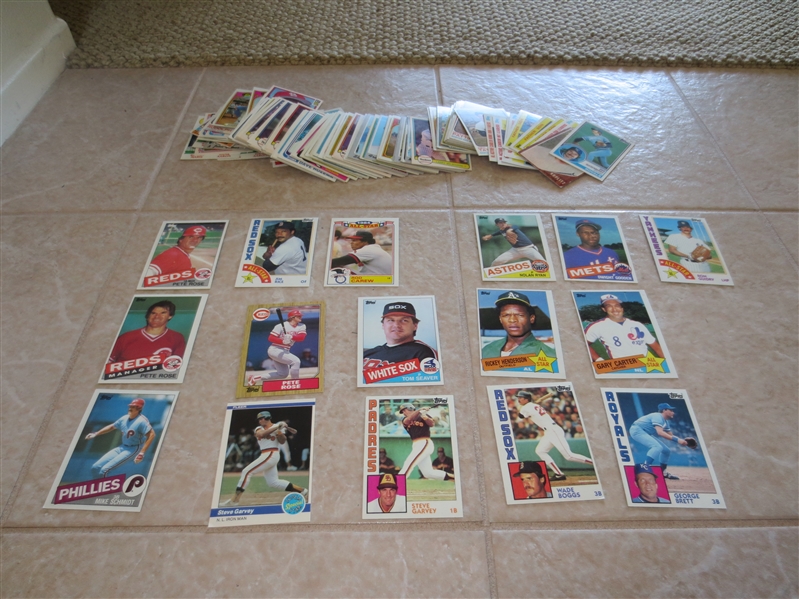 Grab Bag of 150 baseball cards with Hall of Famers