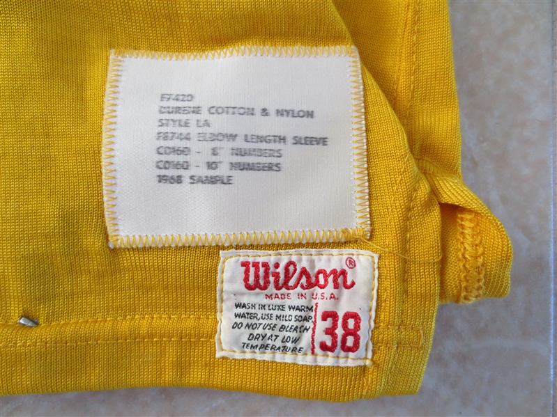 1968 Los Angeles Rams salesman sample jersey (used in movie)