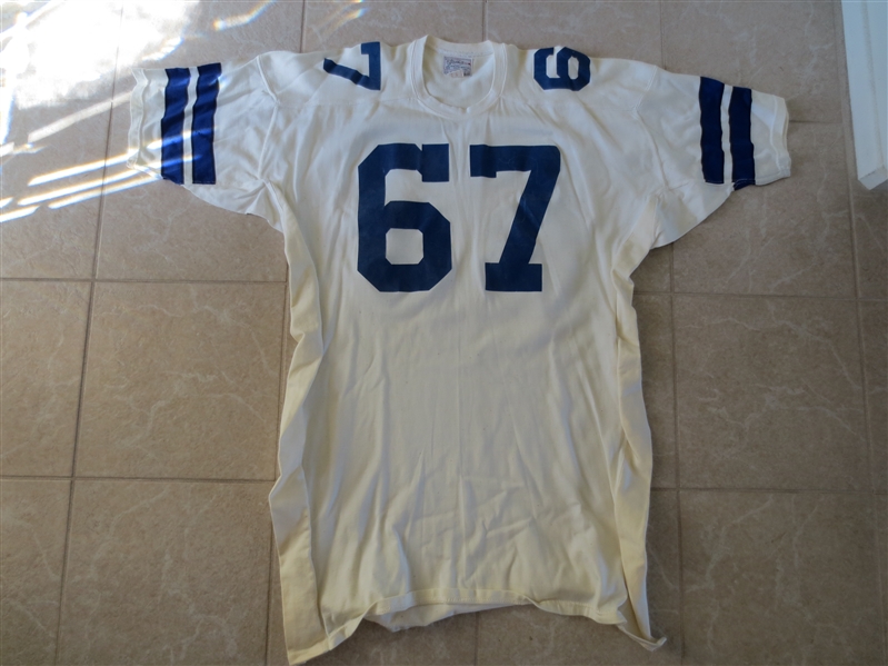 1960's Rayfield Wright Dallas Cowboys Game Used Jersey #67 by Southland Size 52XL