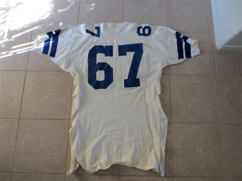 1960's Rayfield Wright Dallas Cowboys Game Used Jersey #67 by Southland Size 52XL