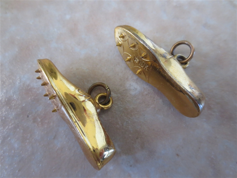 1940's Football Cleats 10K Gold jewelry pieces 