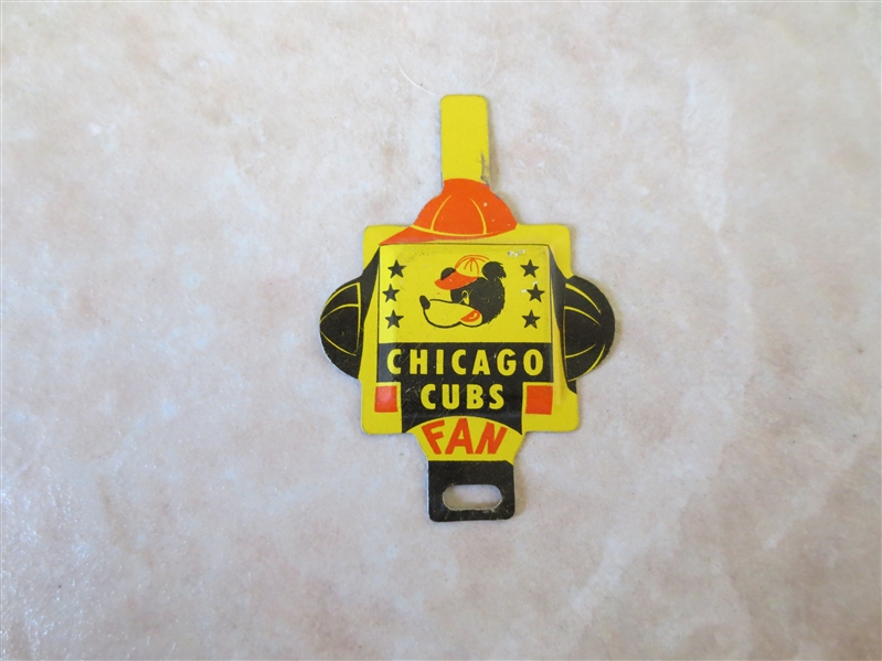 1958 Armour Tab Chicago Cubs Fan  Very rare!