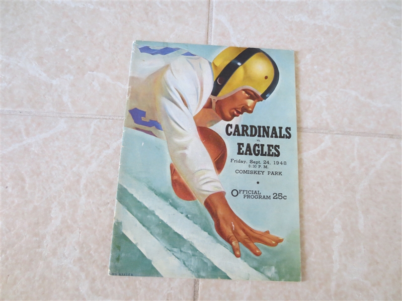 1948 Philadelphia Eagles at Chicago Cardinals football program