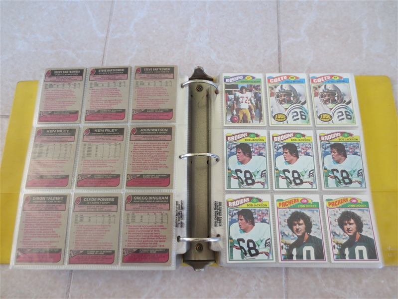 (900+) 1977 Topps Football cards with duplicates and some stars (2) Largent, Swann, Warfield