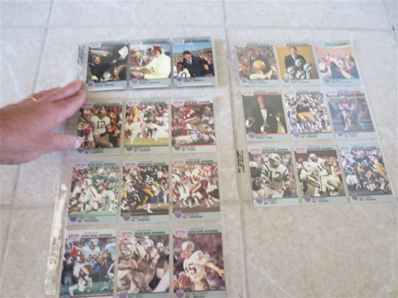 (240) Topps, Fleer, and Pro Football cards from 1972-90