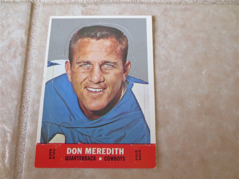 1968 Topps Stand-Ups Don Meredith football card #16