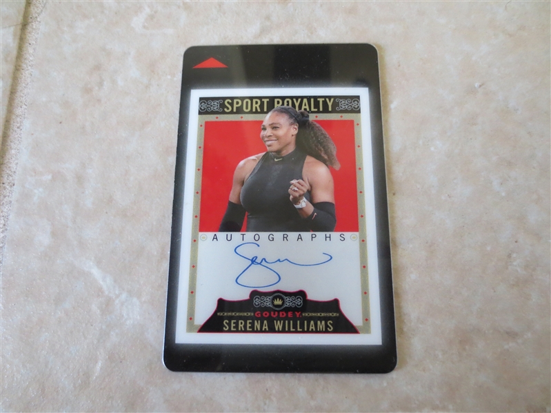 2018 Upper Deck Serena Williams National Convention Key Card