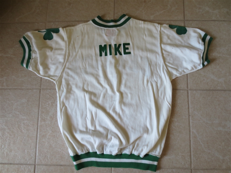 1950's-60's Boston Celtics Game Used Game Worn Warm Up Wilson Size 42 Mike