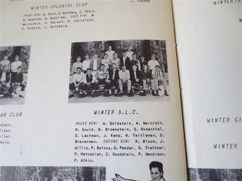 Summer 1951 Jack Kemp and Larry Sherry high school yearbook  NEAT!