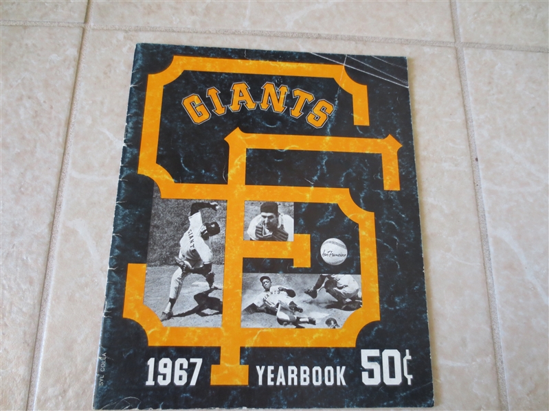 1967 San Francisco Giants Yearbook