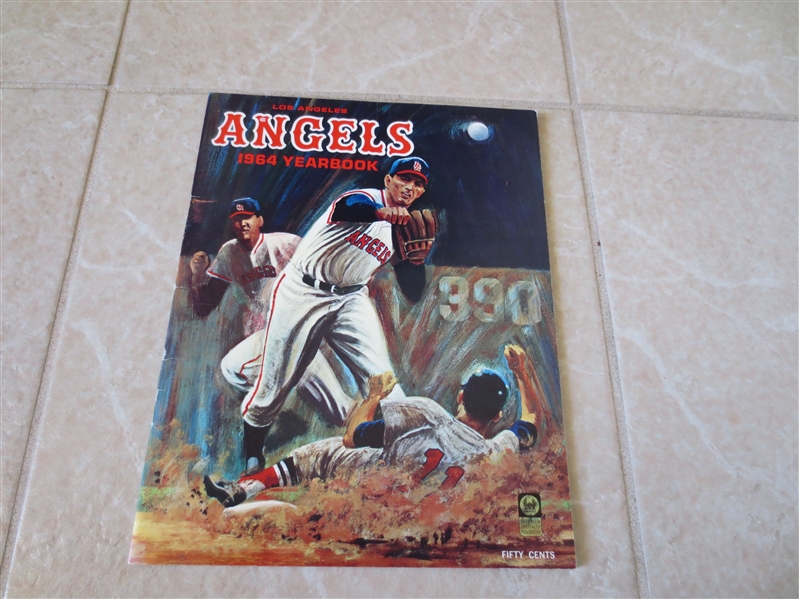 1964 Los Angeles Angels baseball yearbook Beautiful condition