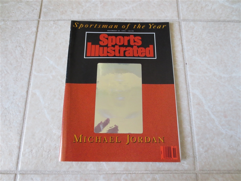 1991 Michael Jordan Sports Illustrated Sportsman of the Year  no label  beautiful