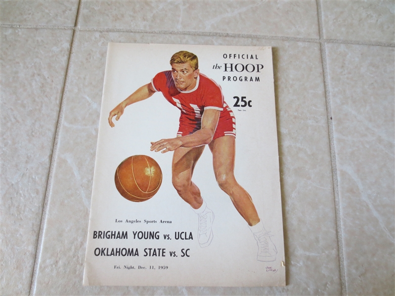 1959 Brigham Young vs. UCLA and Oklahoma State vs. USC basketball program