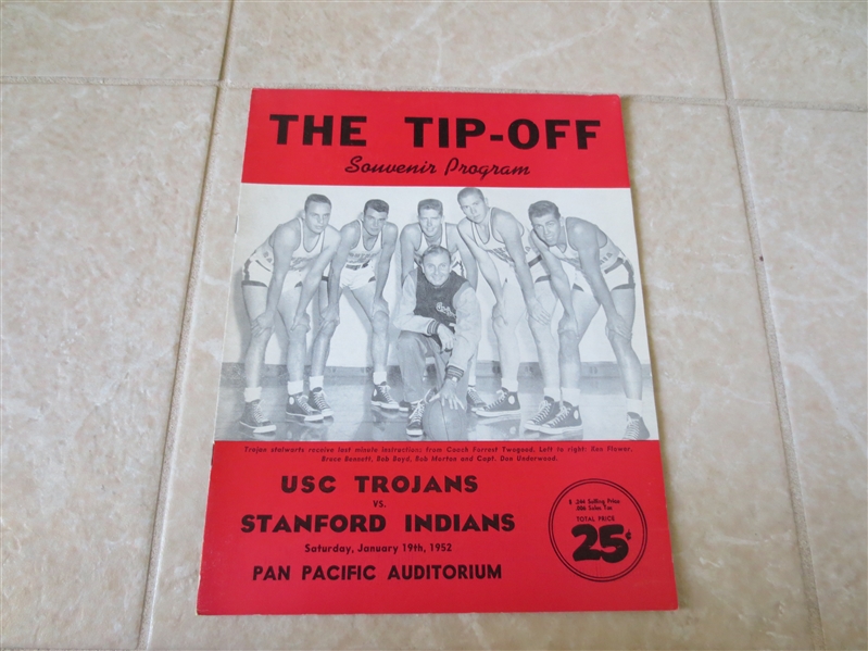 1952 Stanford Indians at USC Trojans basketball program