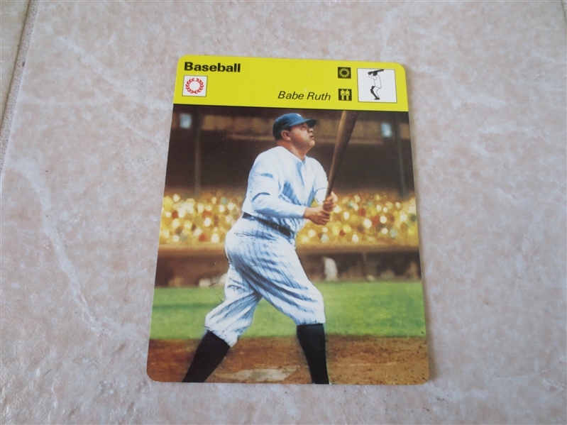 1977-79 Babe Ruth Sportscaster baseball card 