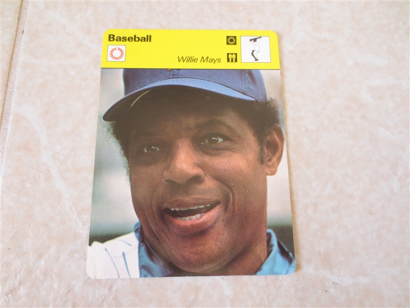 1977-79 Willie Mays Sportscaster baseball card