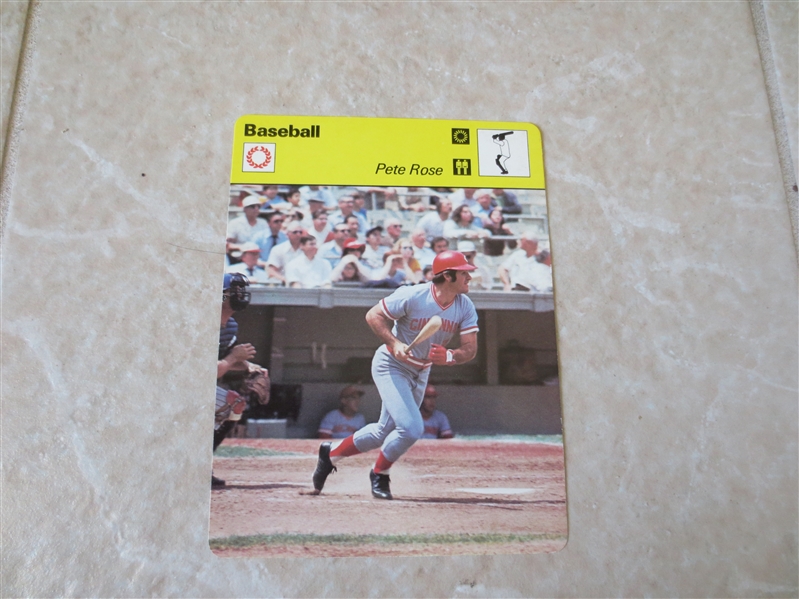 1977-79 Pete Rose Sportscaster baseball card