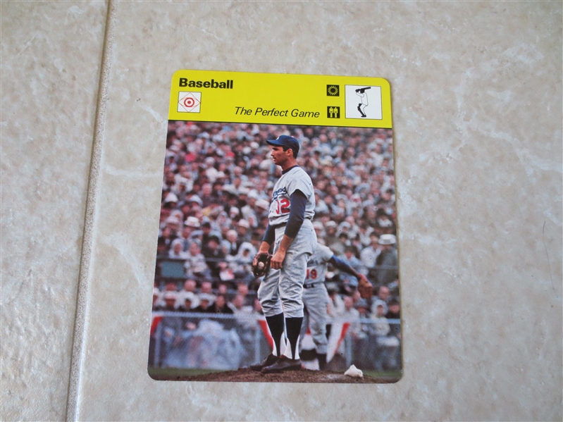 1977-79 Sandy Koufax Sportscaster baseball card