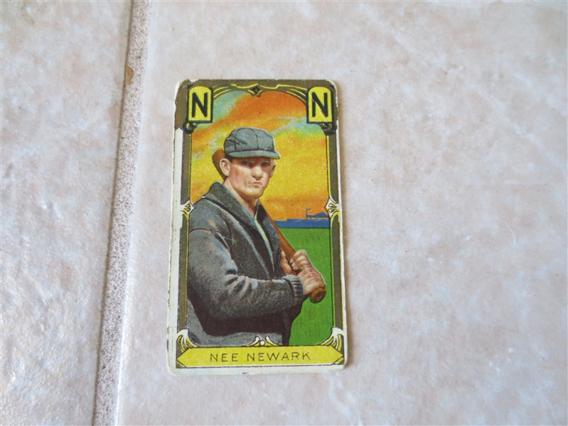 1911 T205 John Nee Newark Minor League baseball card Hassan back Factory #649