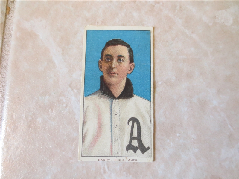 1909-11 T206 Jack Barry Philadelphia American Beauty 350 subjects baseball card