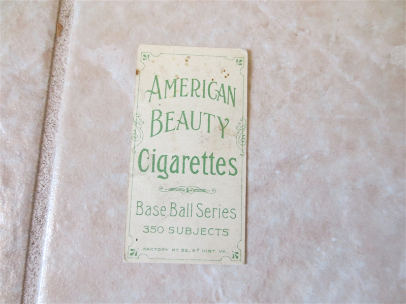 1909-11 T206 Jack Barry Philadelphia American Beauty 350 subjects baseball card