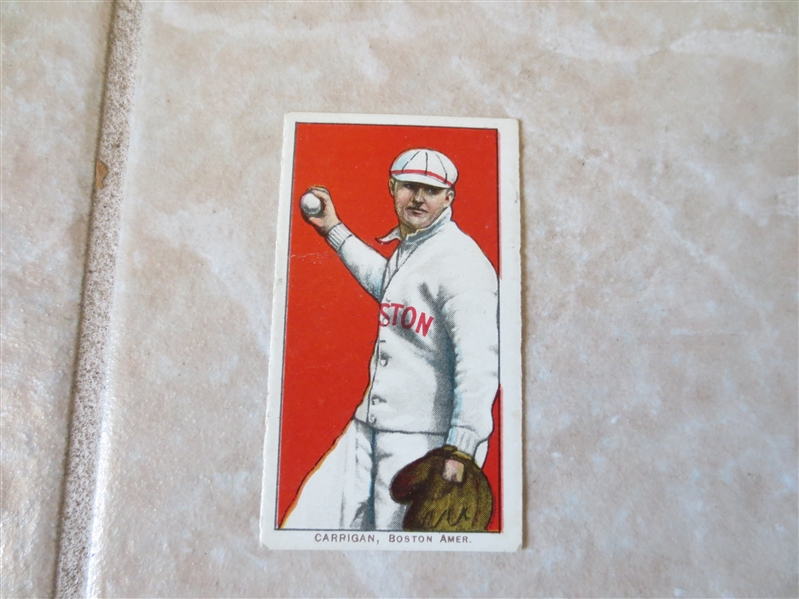 1909-11 T206 Bill Carrigan Boston Amer. Piedmont 350 subjects Factory #25 baseball card