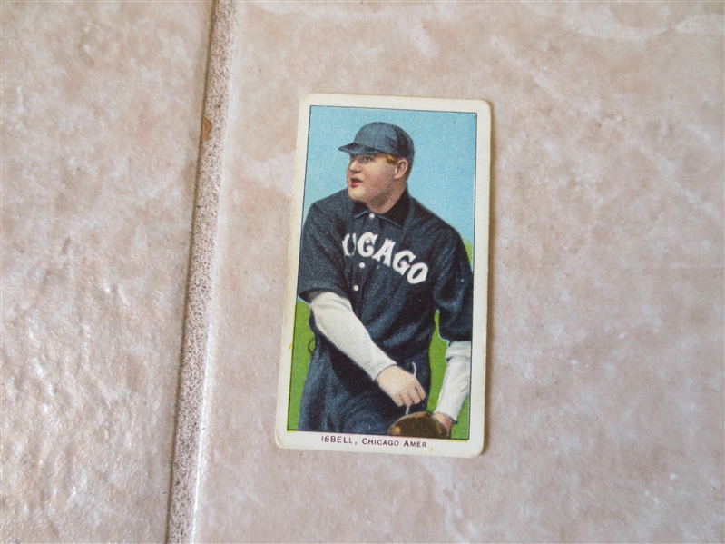 1909-11 T206 Frank Isbell Chic. Amer. Piedmont 150 subjects Factory #25 baseball card