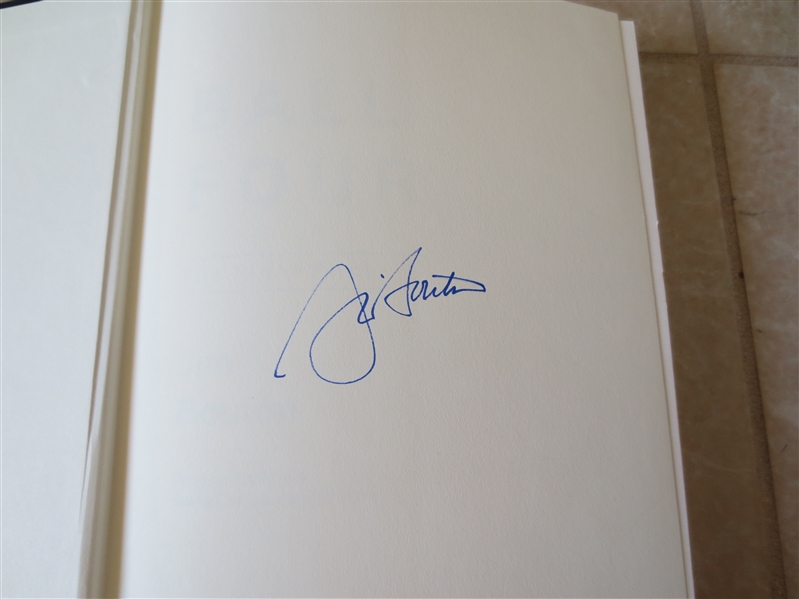 Autographed Jim Bouton Ball Four The Final Pitch hardcover book 