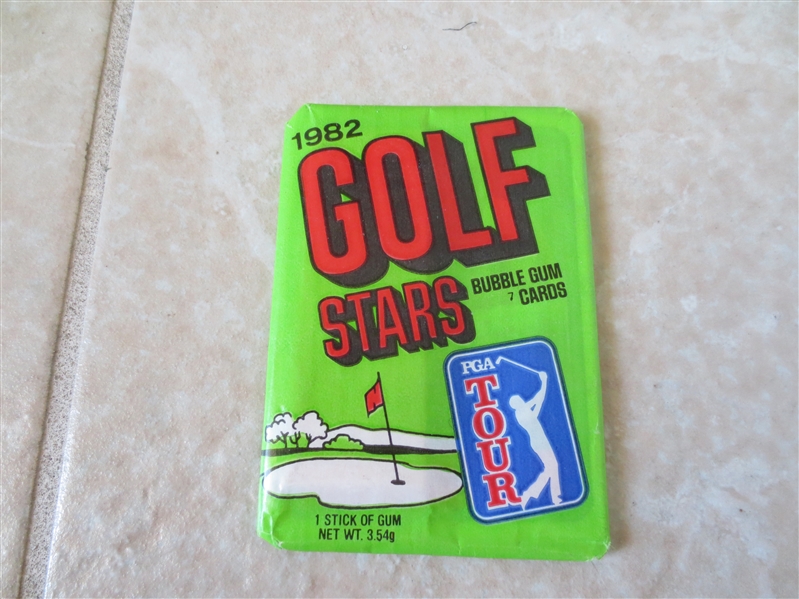 (3) different Unopened Golf Wax Packs of cards