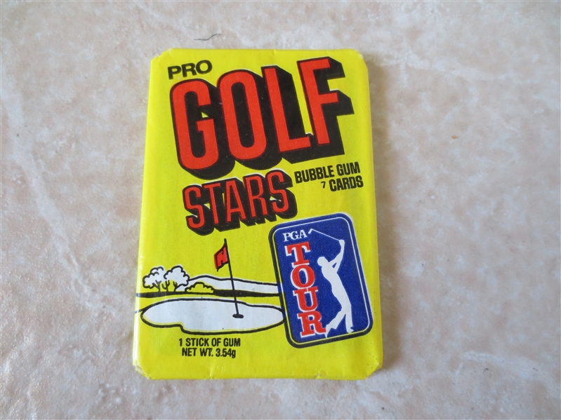 (3) different Unopened Golf Wax Packs of cards