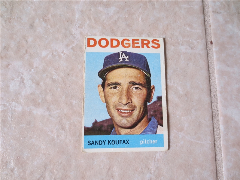 1964 Topps Sandy Koufax baseball card #200
