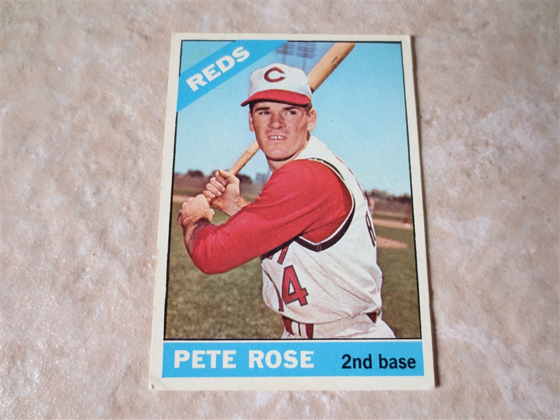 1966 Topps Pete Rose #30 baseball card