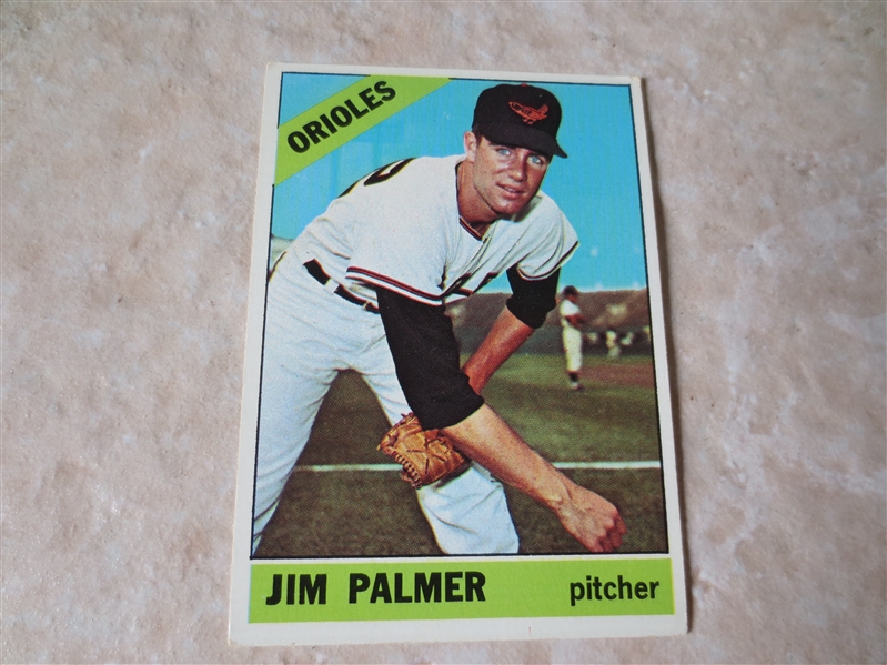 1966 Topps Jim Palmer rookie baseball card #126 Nice condition