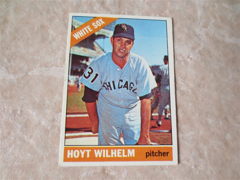 1966 Topps Hoyt Wilhelm #510 baseball card  Hall of Famer
