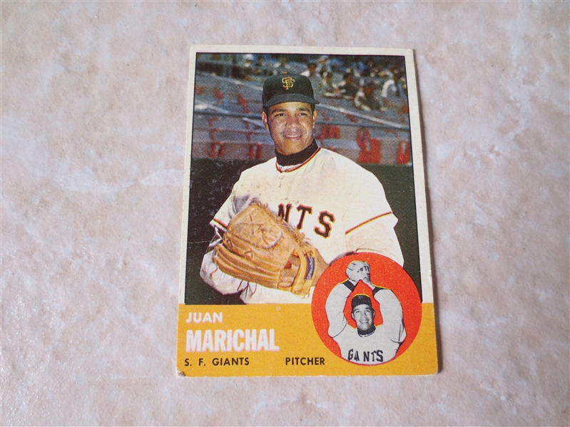 1963 Topps Juan Marichal baseball card #440   HOFer
