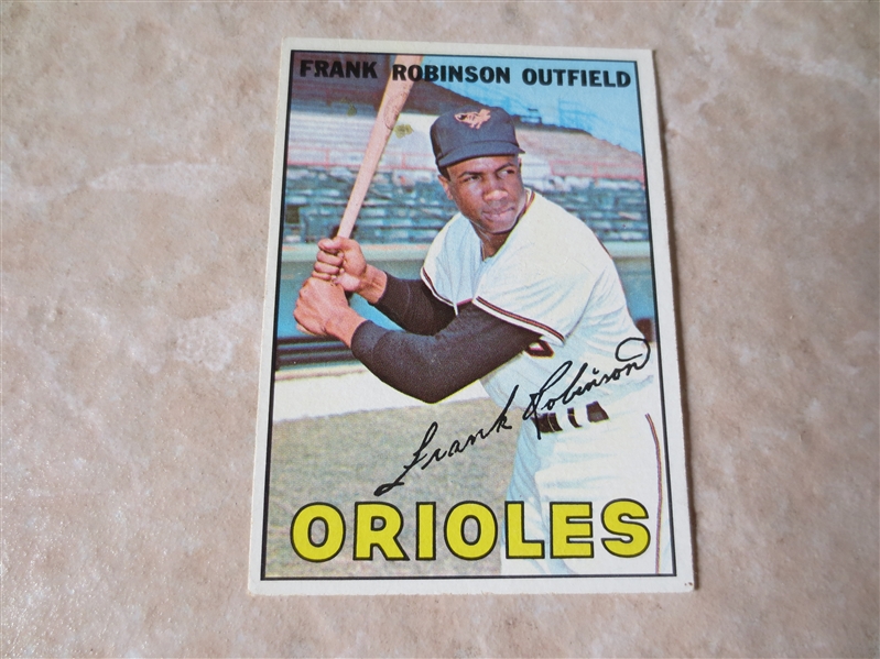1967 Topps Frank Robinson baseball card #100 in beautiful condition!