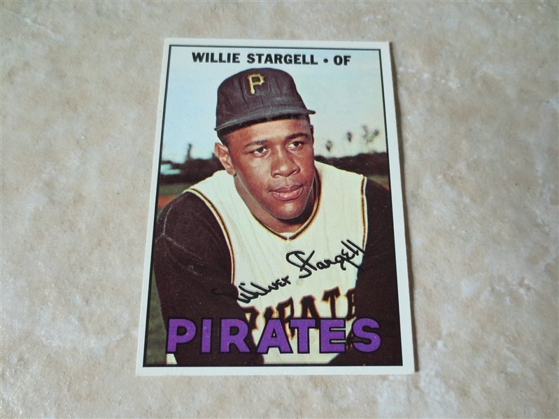 1967 Topps Willie Stargell baseball card #140 in outstanding condition!  PSA?