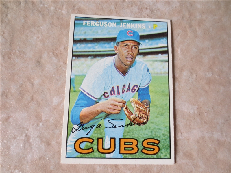 1967 Topps Ferguson Jenkins baseball card #330 A Beauty!