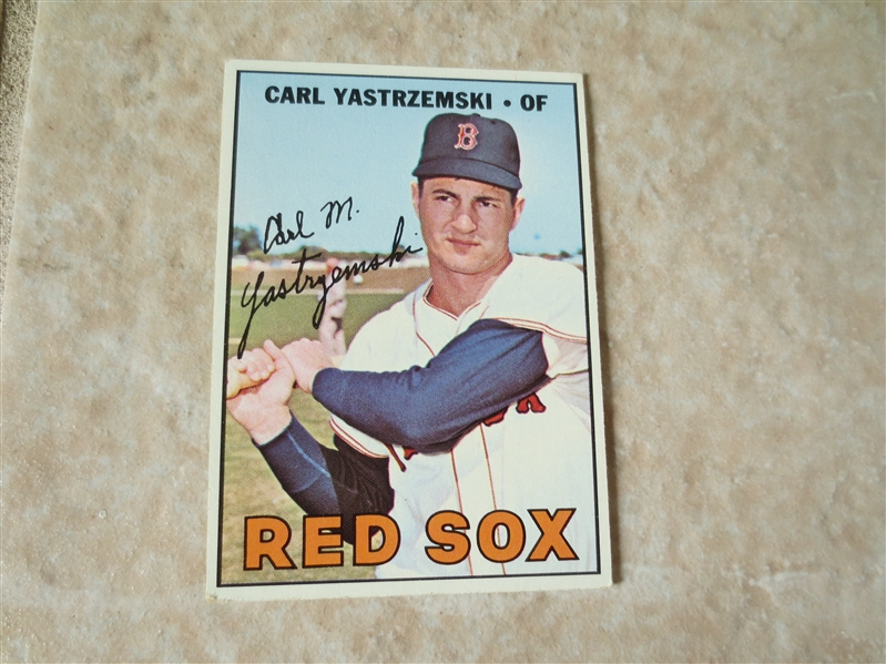 1967 Topps Carl Yastrzemski baseball card #355  Very nice condition