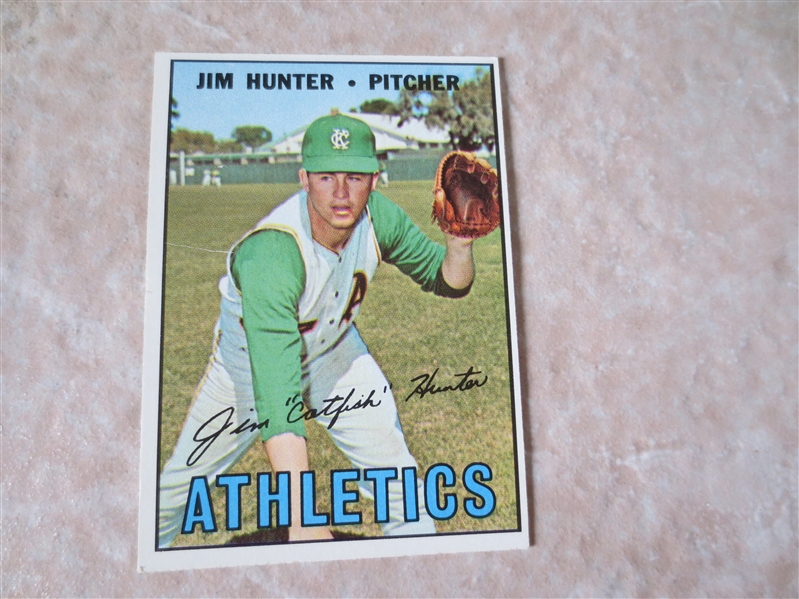 1967 Topps Jim Catfish Hunter #369 Outstanding condition #369 baseball card