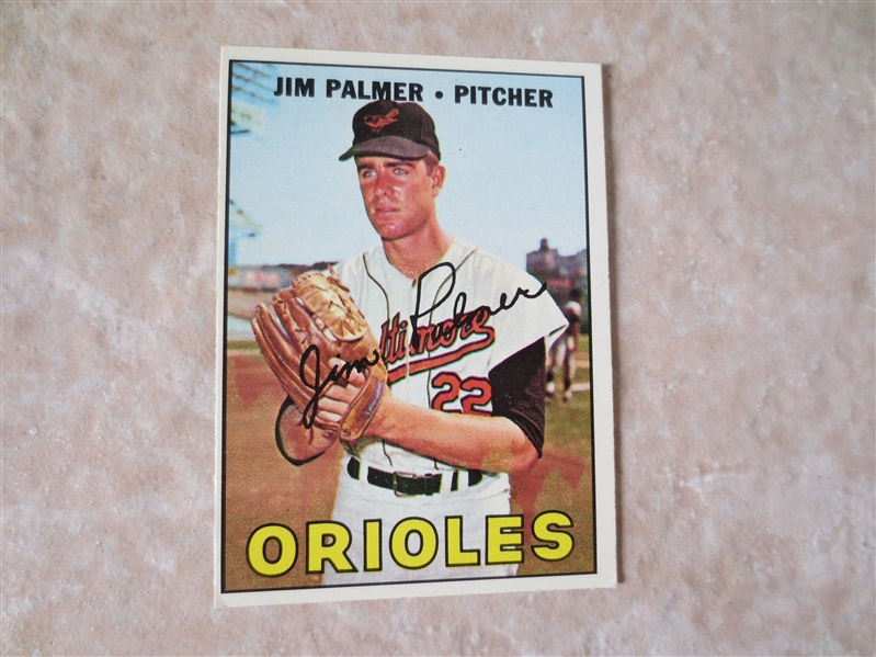 1967 Topps Jim Palmer #475 baseball card  A Beauty!