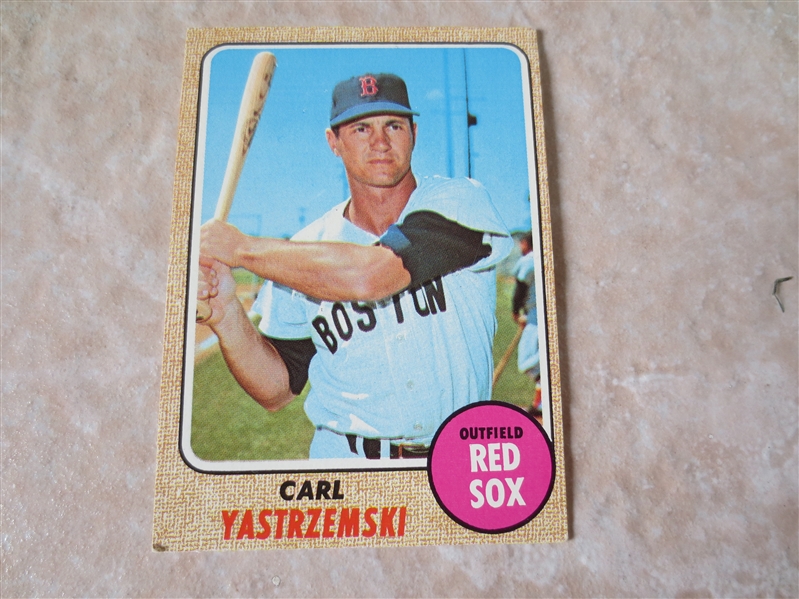 1968 Topps Carl Yastrzemski #250 baseball card in very nice condition