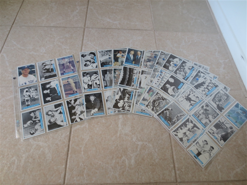 1982 The Mickey Mantle Story Baseball Card Complete Set by Authentic Sports Autographs